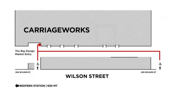 Carriageworks Site Map updated